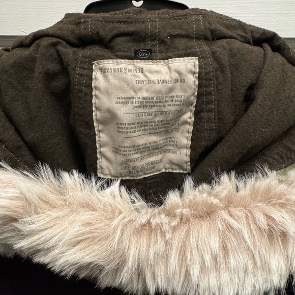 Denim dungaree parka size 140 (kids 11/12) never worn - Picture 6 of 12